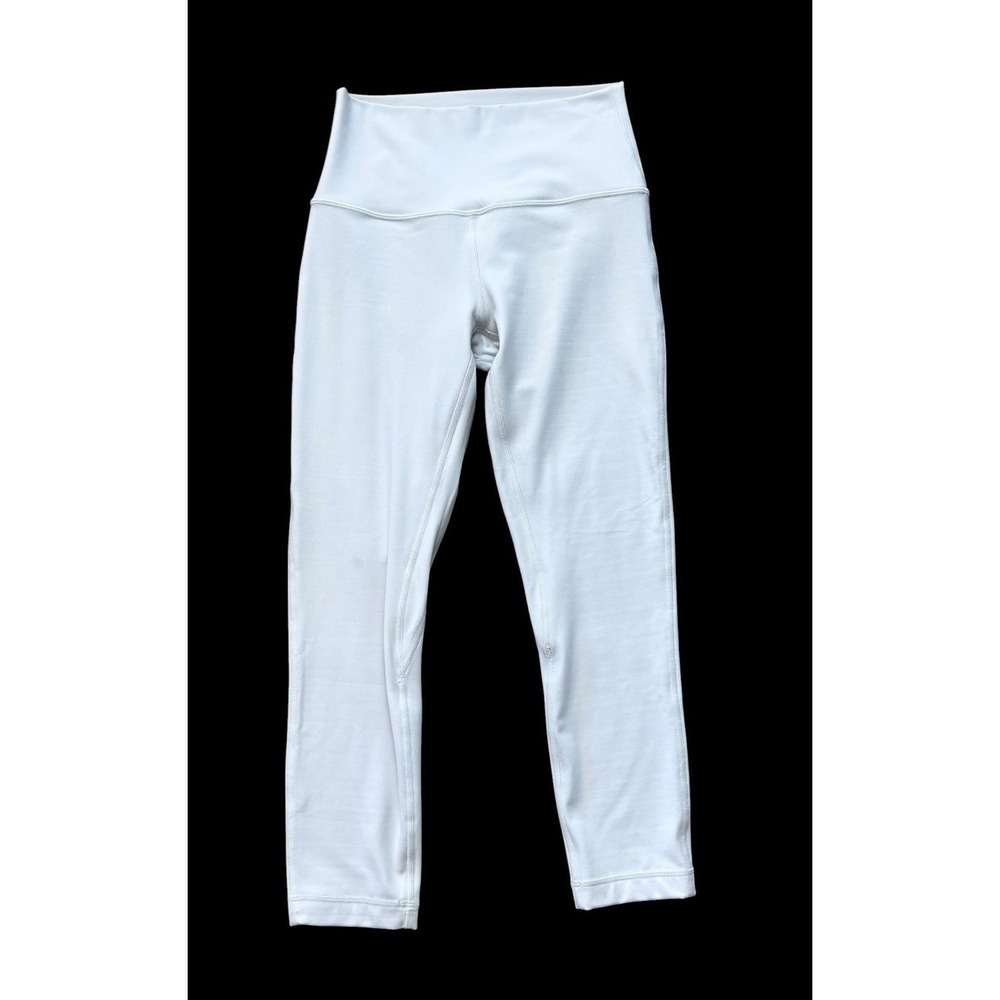 Lululemon Align HR Crop 23" Bone Lined Women's Sz 6 High Rise Nulu Yoga Leggings